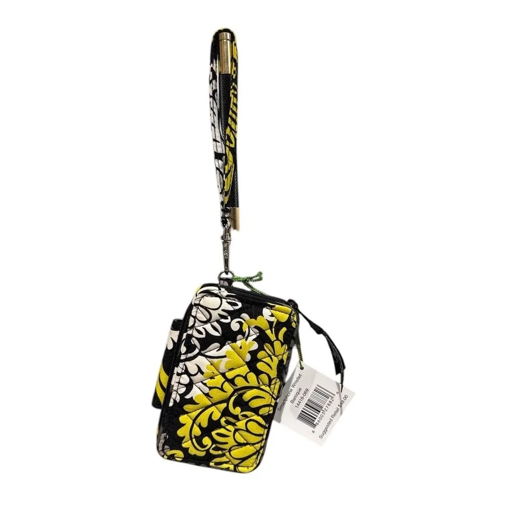 NEW‎ Vera Bradley Baroque Smartphone Wristlet Full Zip Around Wallet W/CC Slots
